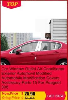 Кузова передний бампер решетка наружная Automovil автомобильный модифицированный аксессуар отделка наклейка полосы Чехлы 18 для Buick Excelle GX