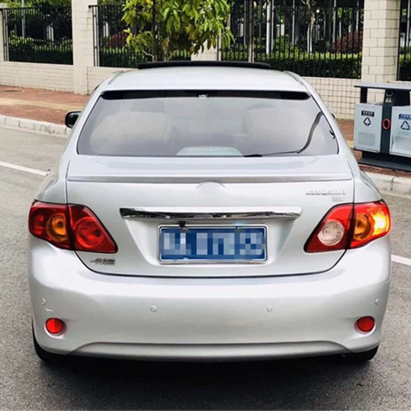Автомобильный спойлер для Toyota Corolla 06 07 08 09 10 11 12 13 автомобильный заднее крыло
