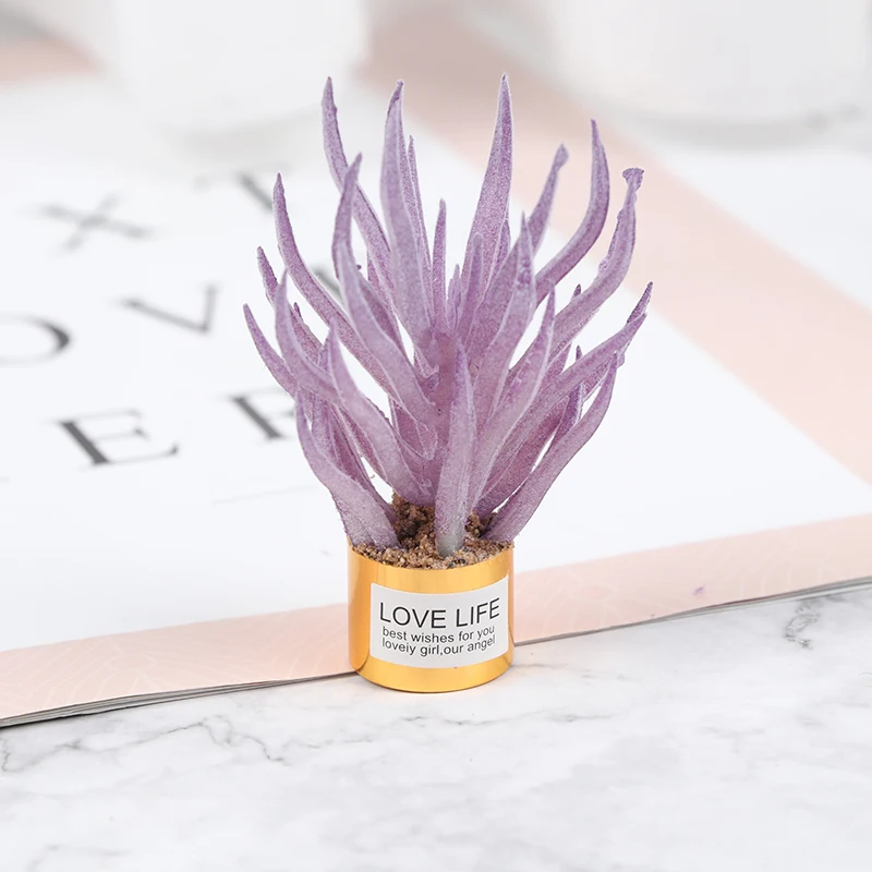 

1:12 Dollhouse Miniature Simulation Potted Plant Pot Green Plant Home Garden Decoration Toy