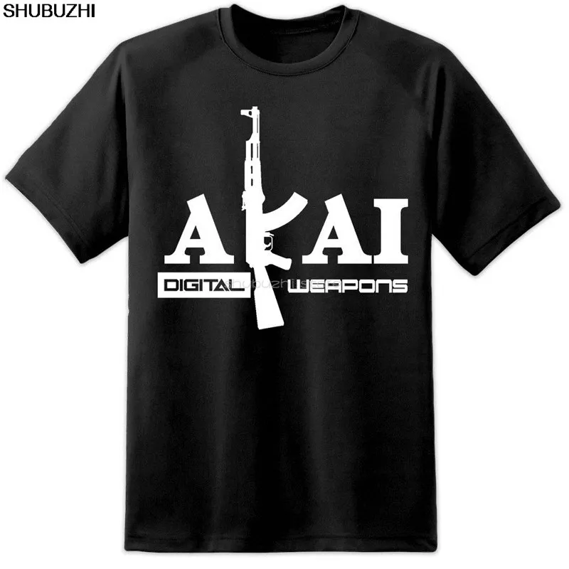 Профессиональная футболка AKAI для диджея крутая Повседневная рубашка с принтом