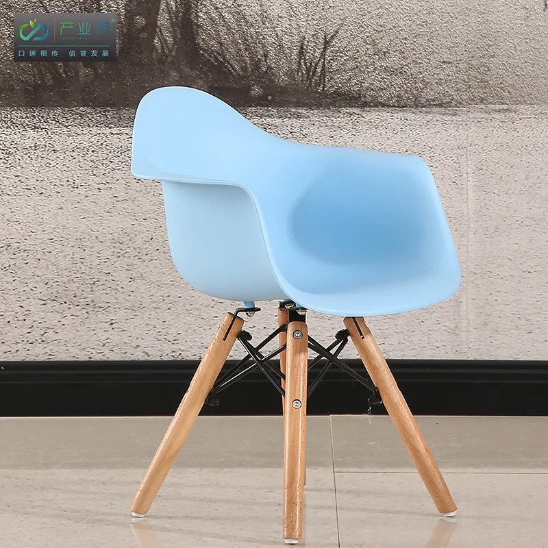 Nordic children furniture kids stool plastic wood chair children toddler designer fashion Kids chair home furniture dropshipping