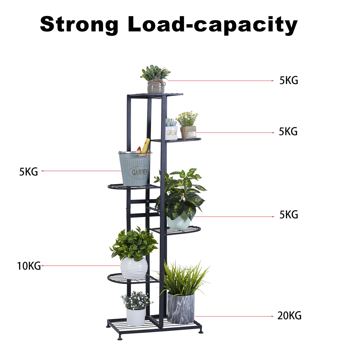 

Multi-function Plant Stand Shelves 6/4Tier Bathroom Rack Wrought Iron Shoe Rack Shelf Bookshelf Flower Pot Plant Stand Rack