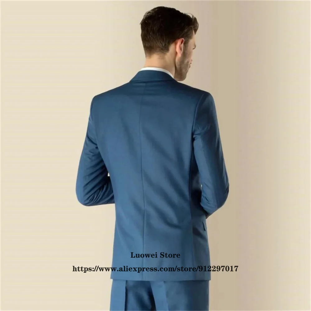 Модные костюмы для жениха свадьбы выпускного смокинга из трех предметов пиджак