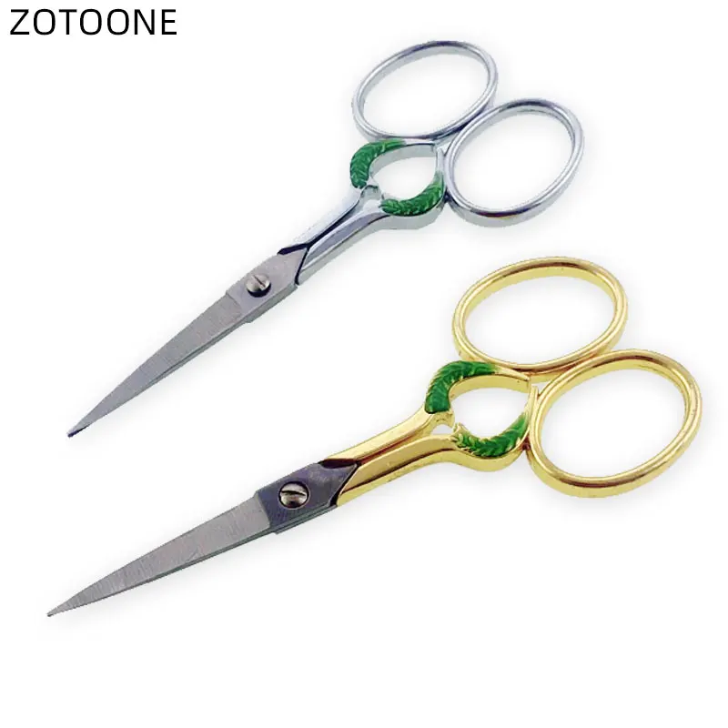 Домашние винтажные ножницы ZOTOONE для рукоделия по ткани портные из нержавеющей