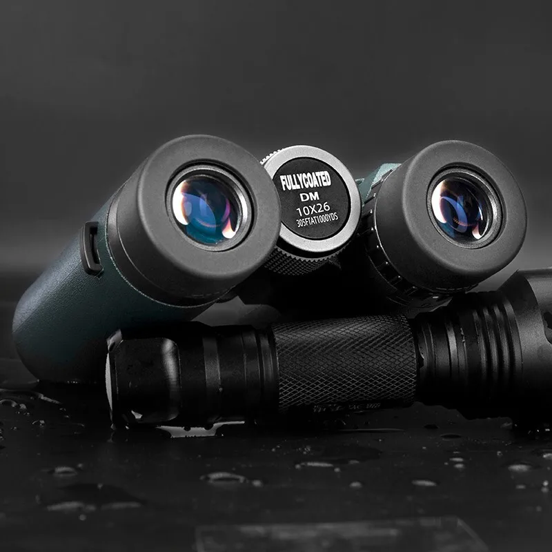 

10x26 Low Light Night Vision Large Magnification Binoculars Photography Outdoor Portable Travel High-Definition Binoculars