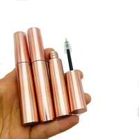new 10ml empty mascara tubes pink gold cap lip gloss eyelash tube mascara bottle cream cosmetic packaging container