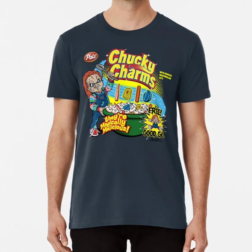 Чаки футболка страшная карусница пародия кукла забавные детские игры