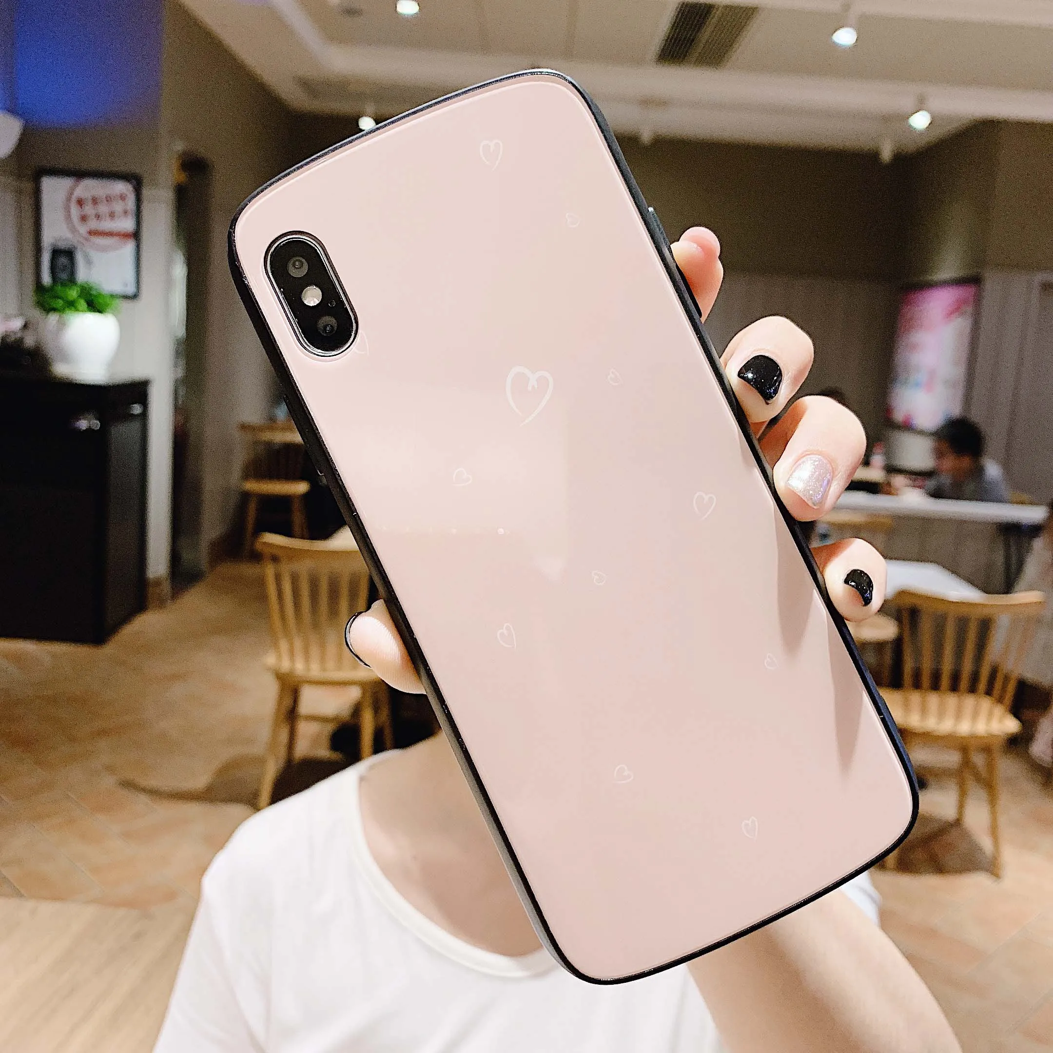 Чехол для телефона из закаленного стекла Love Heart Apple iPhone X XR 11 Pro XS Max 8 7 6S 6 Plus жесткий