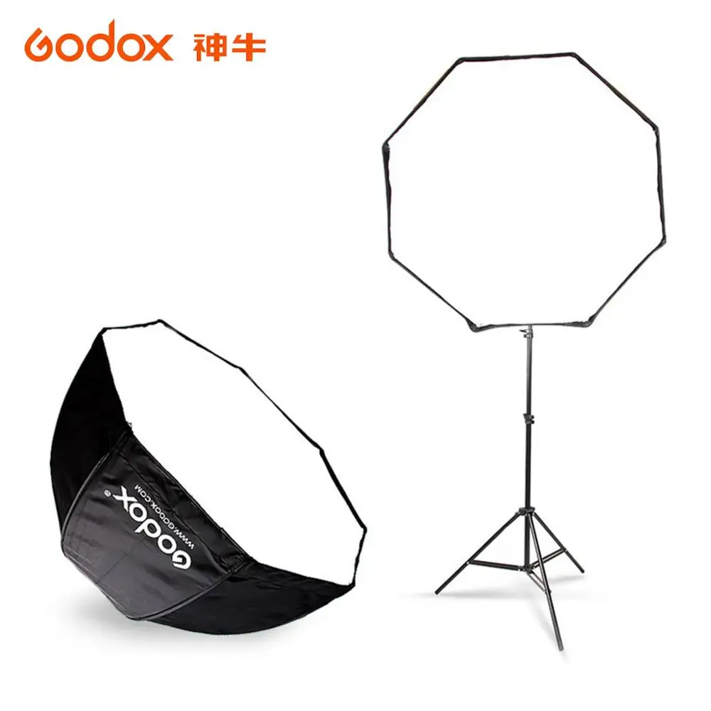 Годокс Фотостудия 80см 31.5дюйм Портативный Восьмиугольник для Вспышки Скоростного Света Зонт Софтбокс Софтбокс Рефлектор на.
