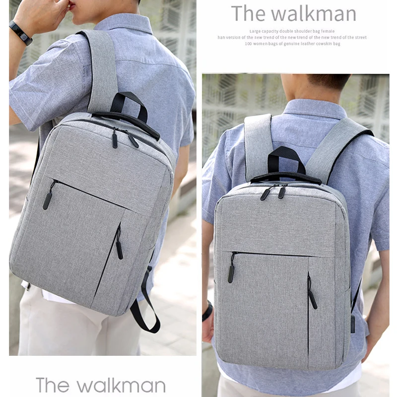 

2020 New Anti-splashing Backpack USB Charging Large Capacity Backpack Casual Business Men's Laptop Backpack Mochilas