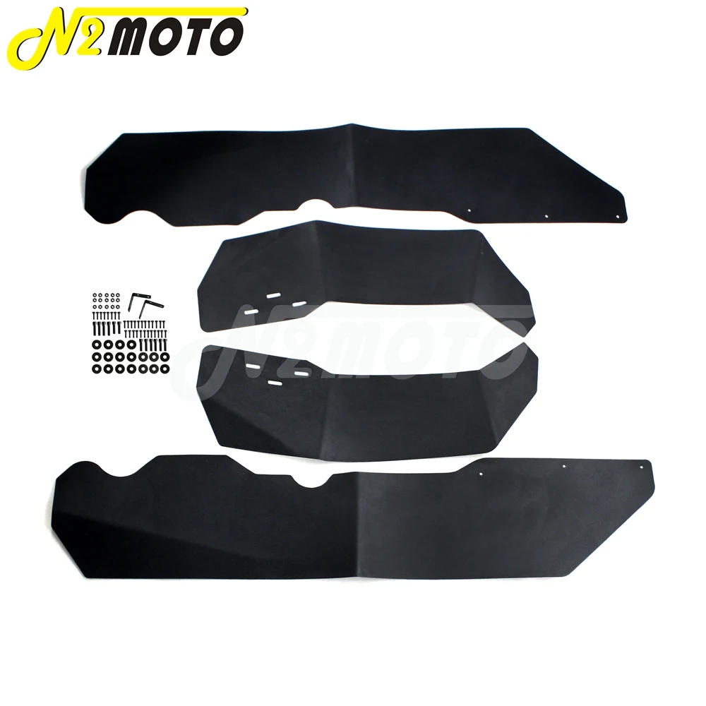 Мотоциклетные черные Брызговики брызговики удлинители для Polaris RZR XP 1000 4 2015 2019 UTV