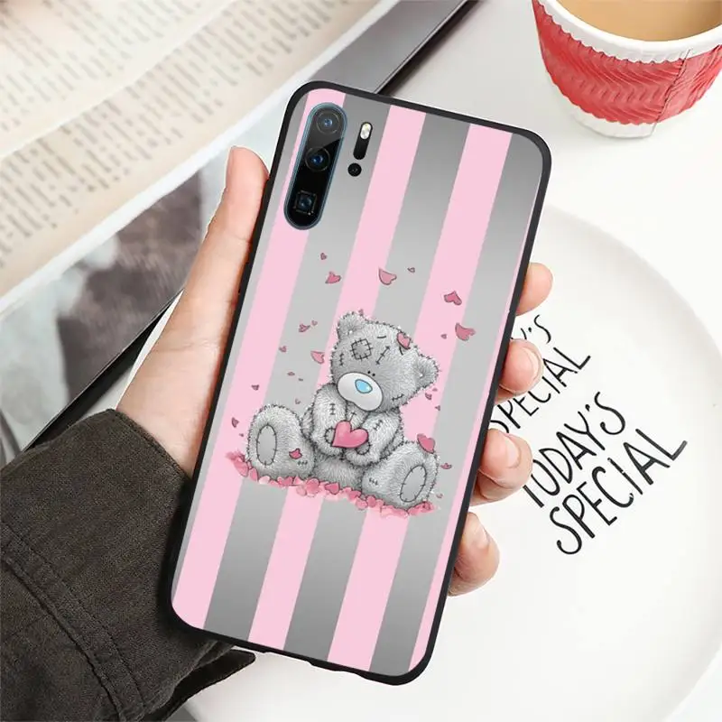 

Cute cartoon bear Tatty Teddy animal Phone Case For Huawei honor Mate P 10 20 30 40 i 9 8 pro x Lite smart 2019 nova 5t
