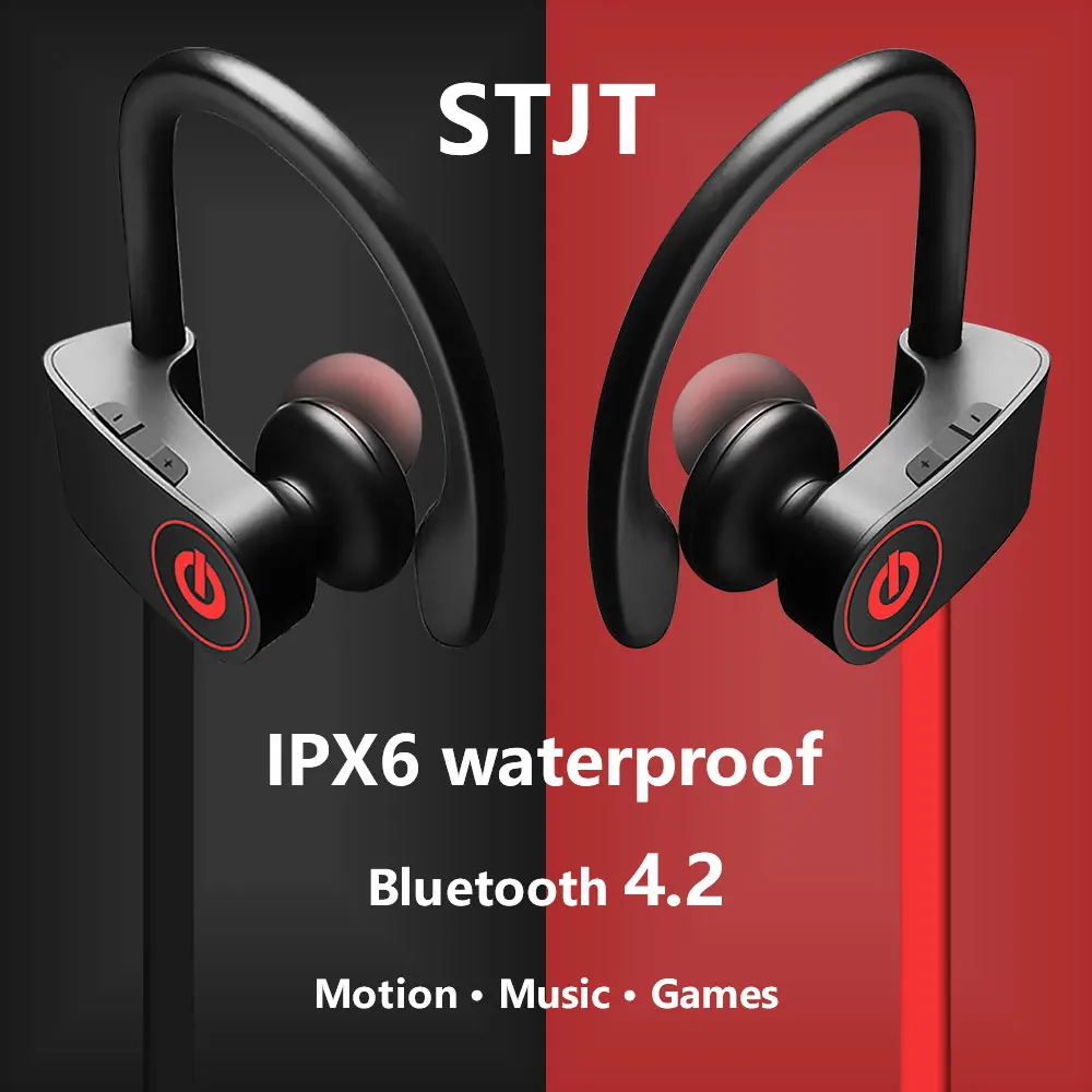 U8 TWS In-ear Беспроводная bluetooth-гарнитура IPX6 водонепроницаемые наушники с защитой от