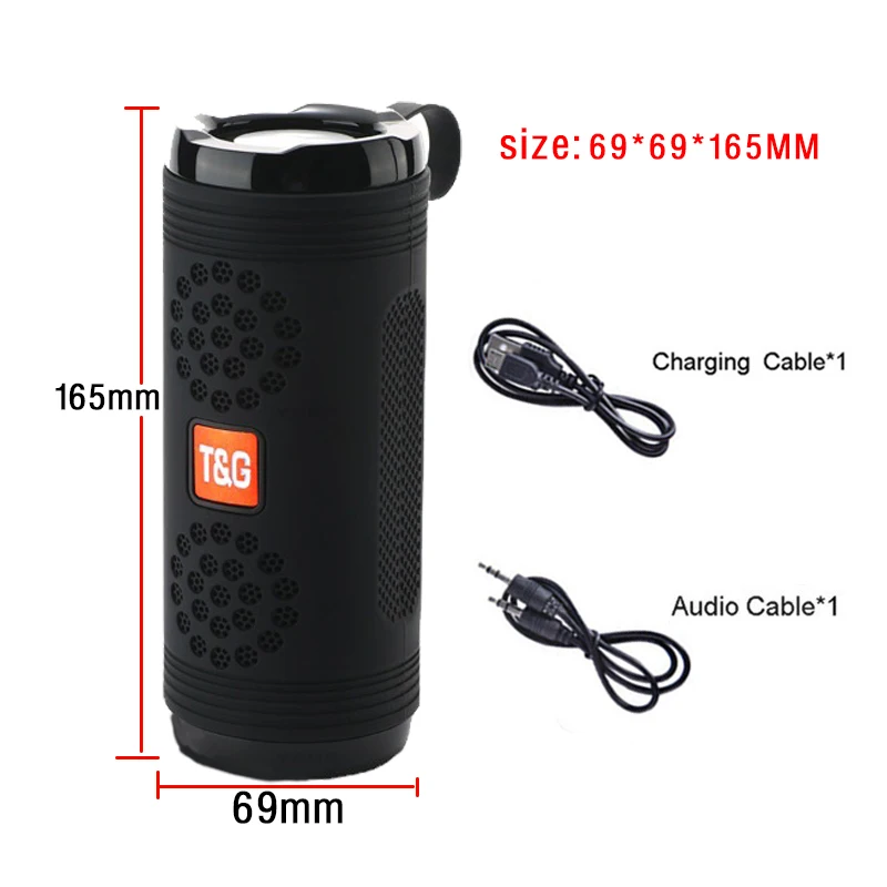 

Portable The silicone Wireless Bluetooth Speakers Soundbar stereo subwoofer Outdoor Sports Waterproof Support TF Card FM Radio