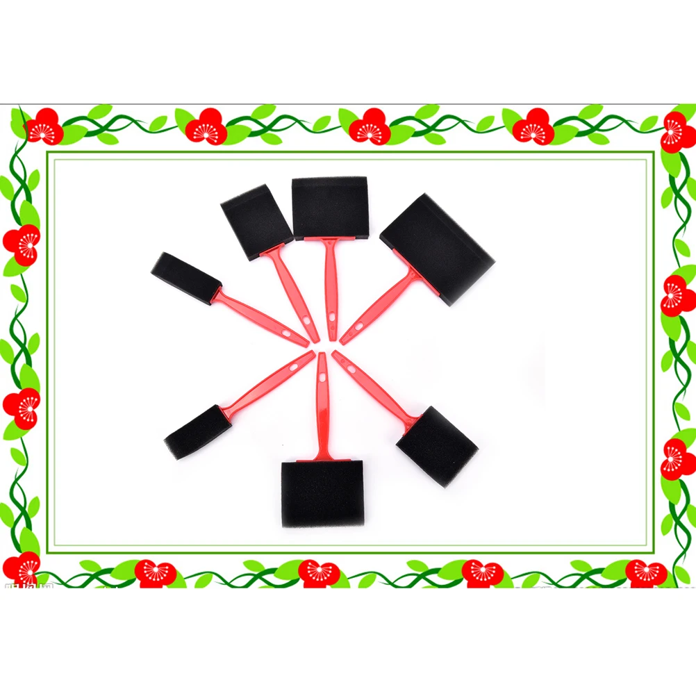 4 шт./партия полиуретановые кисти для рисования из пеноматериала |