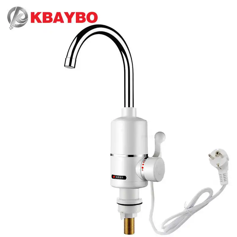 

KBAYBO 3000 Вт водонагреватель смеситель для ванной комнаты кухонный смеситель водонагреватель кран за секунду, который находится вне горячей в...