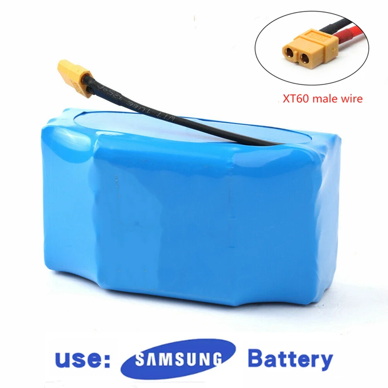 Bateria de Íon de Lítio 4.4ah para Scooter Original Recarregável Bloco Elétrico Auto Balanceamento Hoverboard Unicycle 36v 4400mah