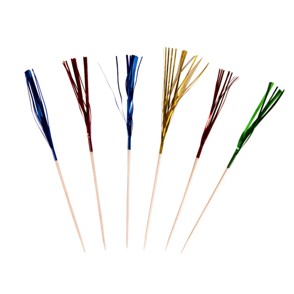 50 шт. Мини Фруктовый коктейльный фейерверк пикапы палочки Свадебная вечеринка