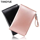 Компактный женский кошелек, тонкий женский кошелек, кошелек на молнии для женщин