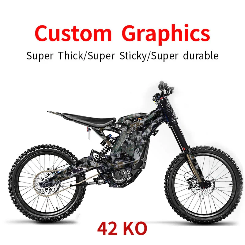 

For SURRON Custom Stickers Light Bee X Electric Off-road Bike Dirtbike Decorative Self-adhesive Moisture-proof Thick SUR-RON