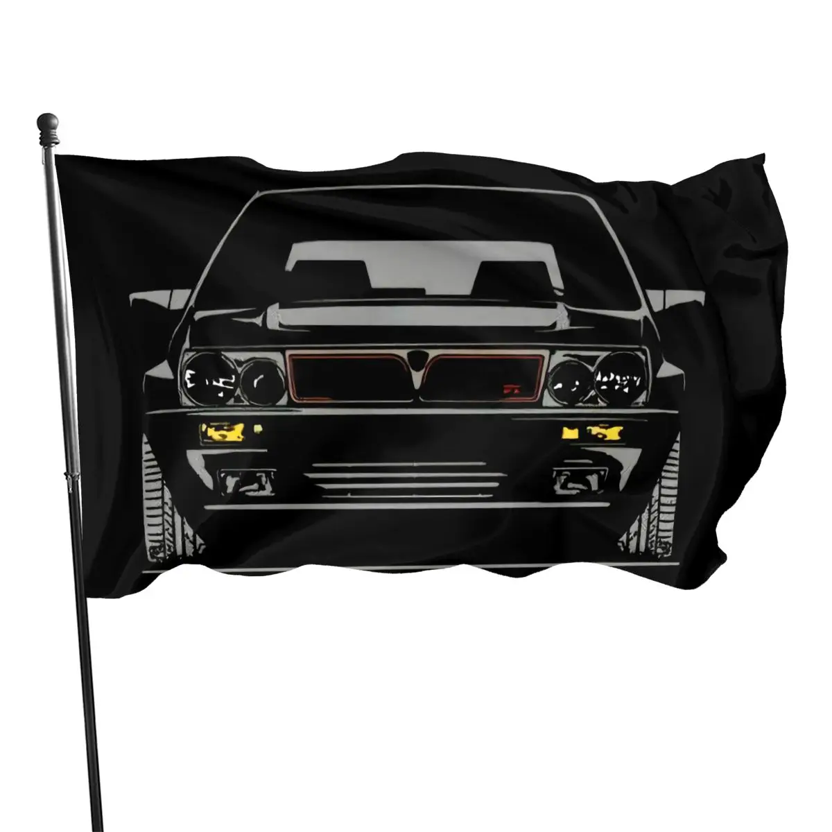 Для фанатов Lancia Delta Hf Integrale Classic 16V Rally Outdoor для женщин и мужчин флаг гордости | Дом