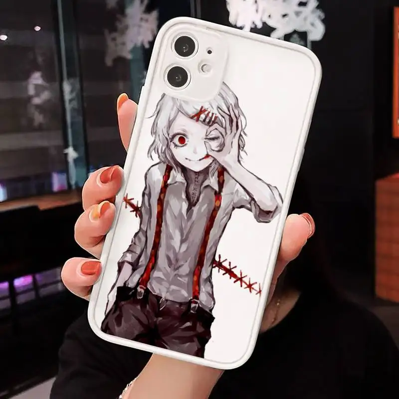 

Tokyo Ghoul Japan anime Suave luxury Phone Case funda matte transparent For iphone 7 8 11 12 plus mini x xs xr pro max cover