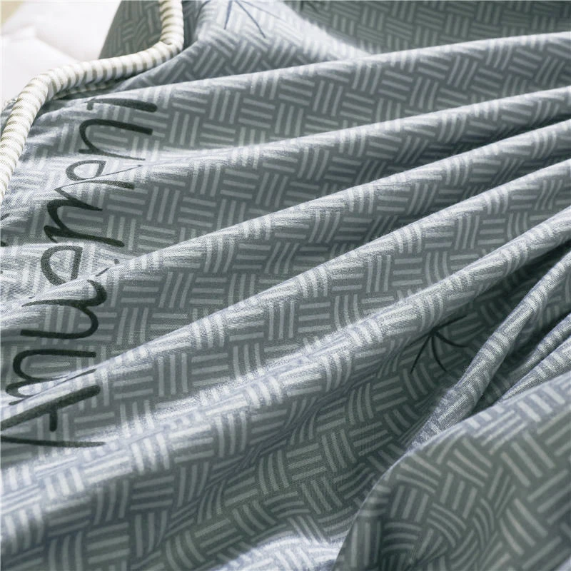 

Cartoon Print Fitted Sheets Thicken Quilted Fitted Bed Sheet Universal Mattress Cover Bed Dust Cover Protector Not Pillowcases