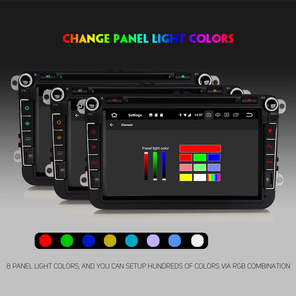 8&quot Car DVD GPS Navi Android 9.0 DAB Radio for VW Multivan T5 Passat B6 B7 RNS510 Golf MK5 MK6 Bluetooth Wifi Autoradio RDS | Автомобили