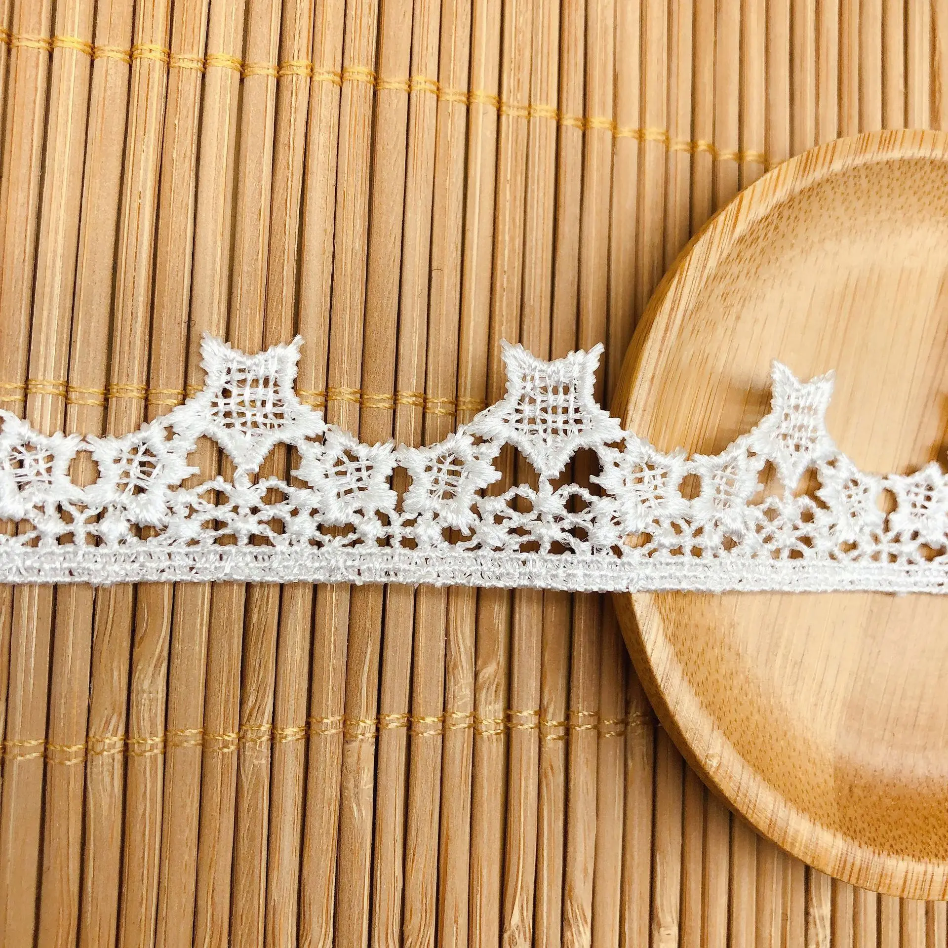 30 ярдов 2 см звезды Blac кисточки кружева бахрома Кружева отделка ленты костюм