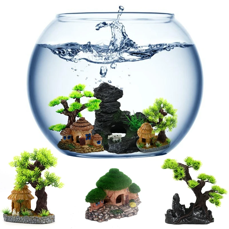 

New Fish Tank Decoration Resin Artificial Aquarium Ornament Landscape For Aquarium Fish Tank Landscape Decoration