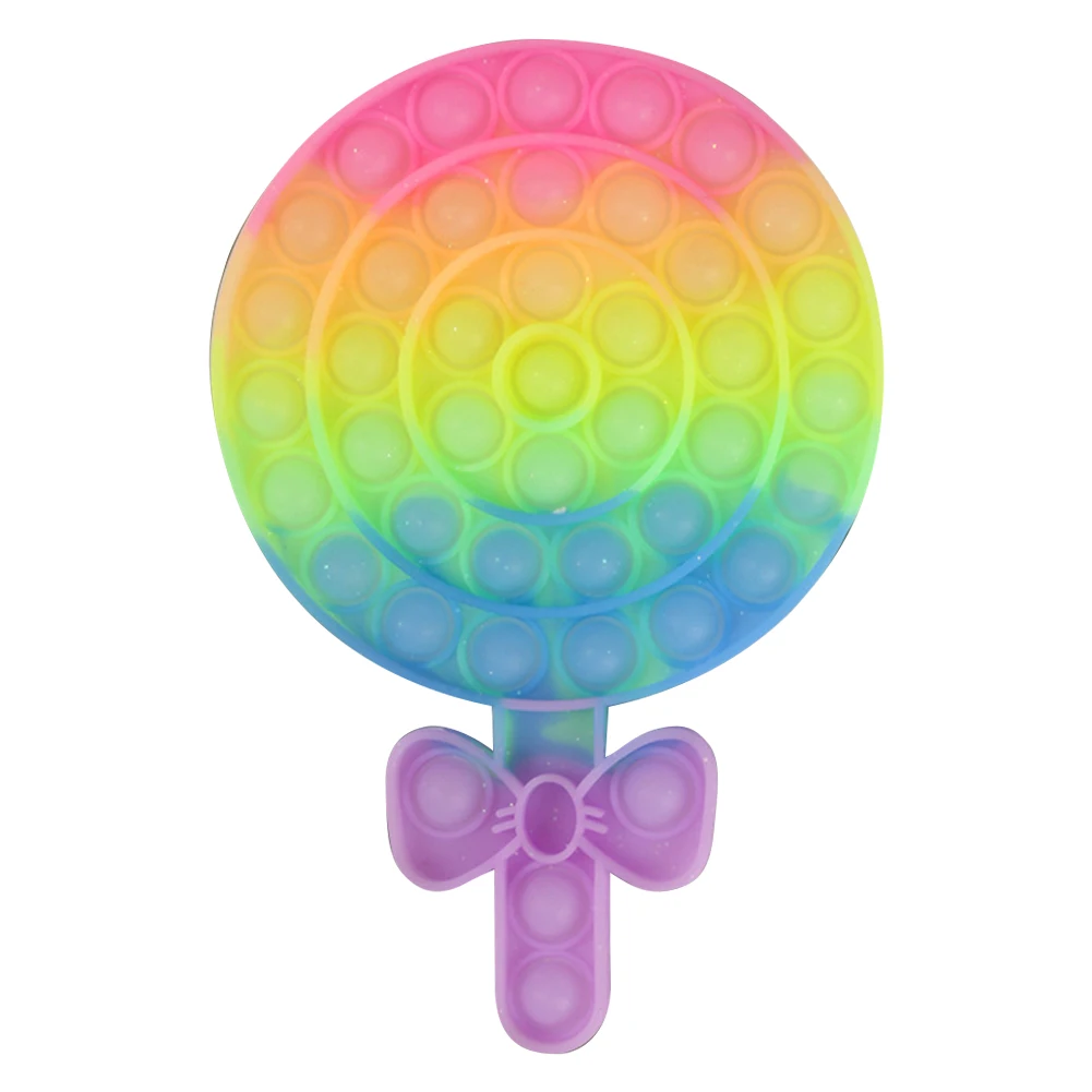 

Fidget Toys Push Bubble Adult Stress Relief Sensory Toy Antistress Fidgets Ice Cream Board Soft Squishy Bubble Anti-Stress Game