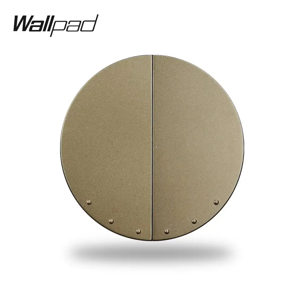Wallpad L6 2 банды кноКнопка ный Мгновенный переключатель ролик модульный 5 цветов DIY