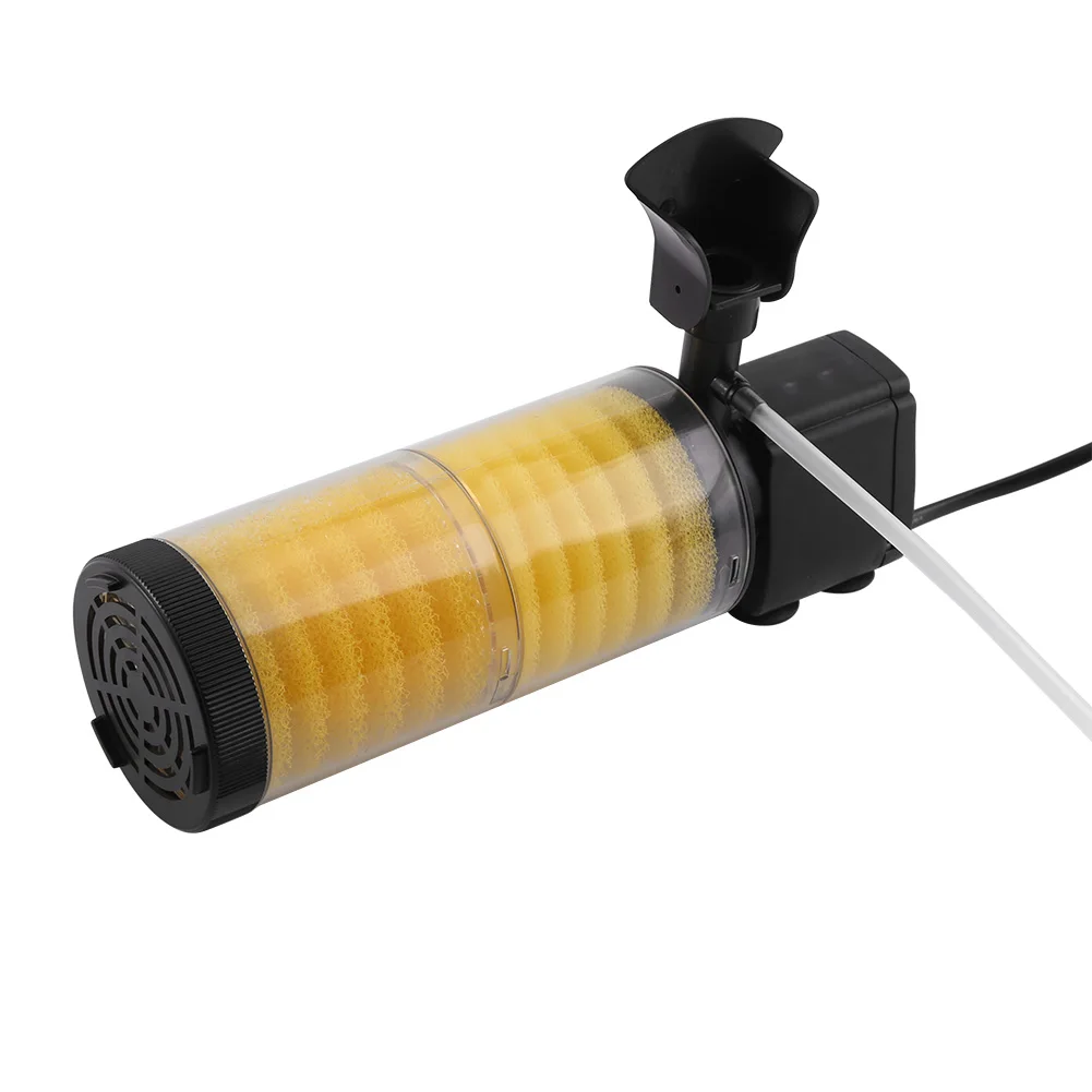 

3 in 1 Aquarium Filter Oxygen Air Pump Submersible Fish Tank Water Pump Tools 220V CN Plug (WP-3300A)aquarium