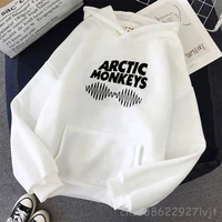 harajuku vintage arctic monkeys sound wave printed cotton hoodies long sleeve pullovers female hip hop skateboard sweatshirts