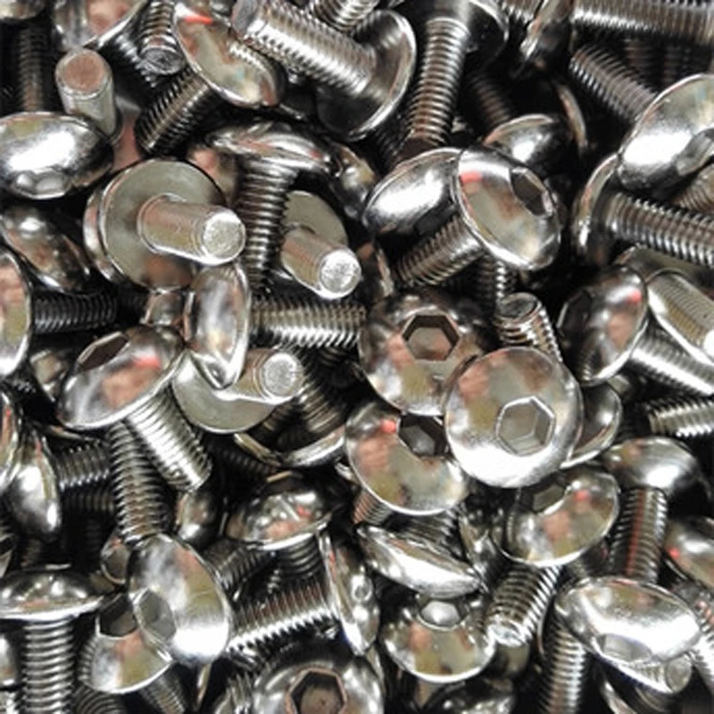 Винты с шестигранным углублением полукруглые головки болты большой круглой