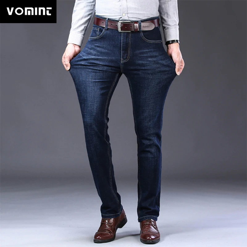 VOMINT мужские джинсы новинка Бизнес Стиль повседневные хлопок стрейч Мужские