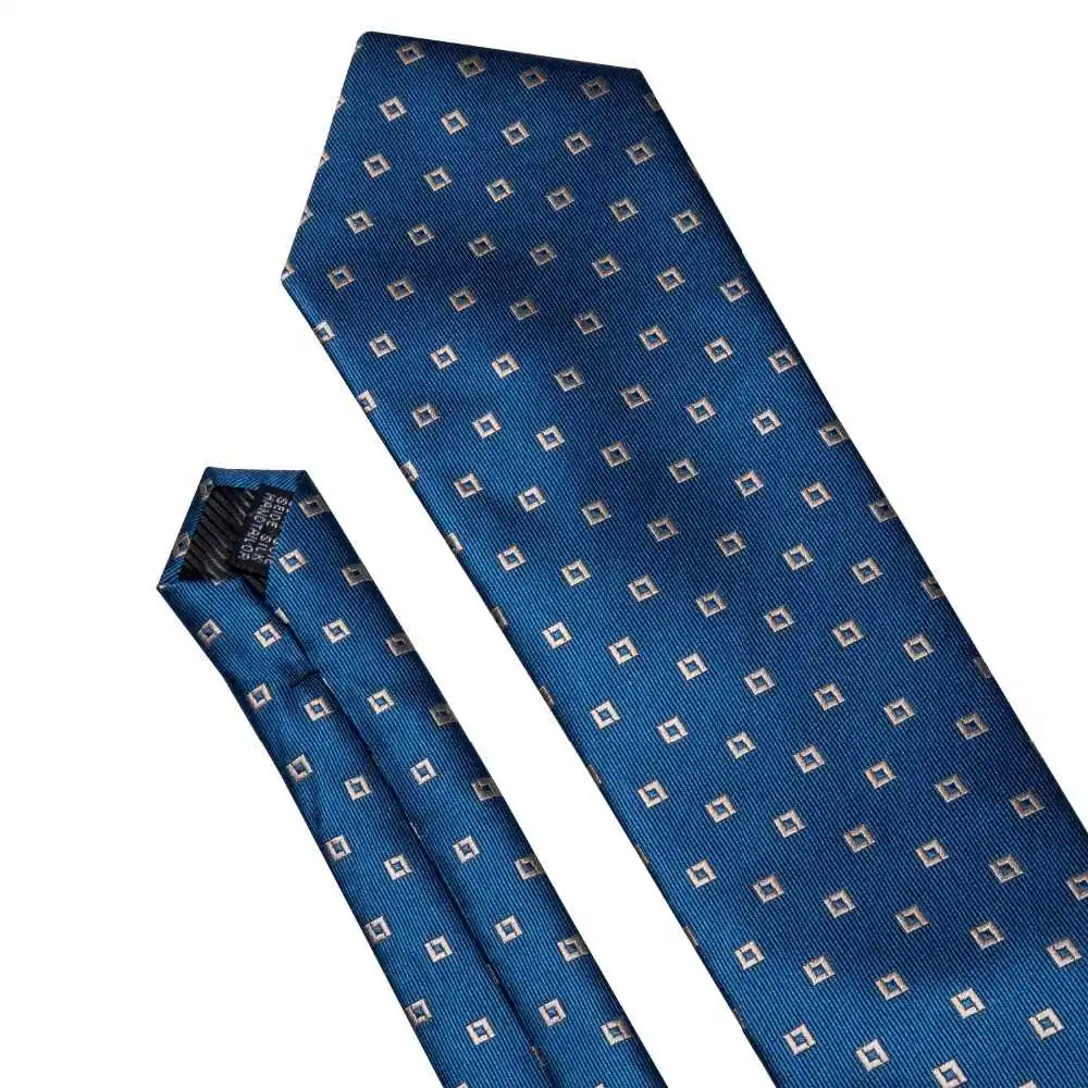

New blue fashion suit wedding 100% male silk tie. wang dropshipping 8.5cm necktie neck for LS-5054 business party