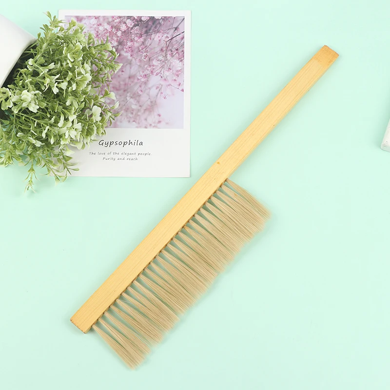 

Инструменты для пчеловодства, деревянная кисть для меда, щетка для пчеловодства, два ряда конского хвоста, НОВАЯ щетка для пчеловодства, обо...