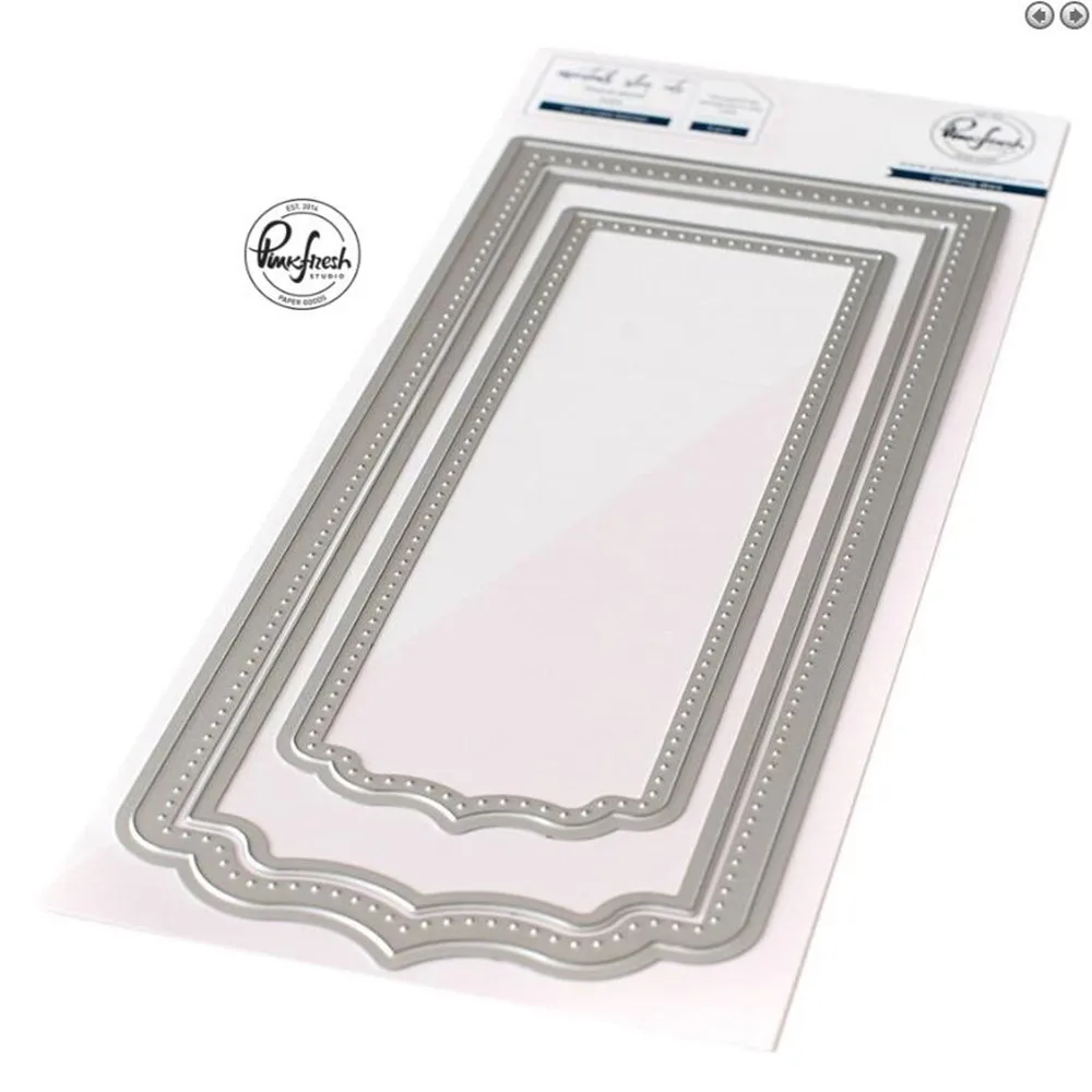 

Ornate Banner Die Metal Cutting Dies and Stamps Photo Album Paper Card Template Stencils for Diy Scrapbooking Embossing Dies