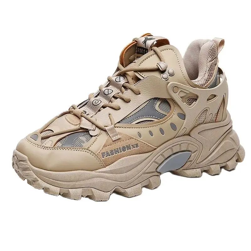 

Мужские кроссовки на вулканизированной подошве, дышащие уличные кроссовки на платформе, оригинальная обувь для мужчин, весна 2021