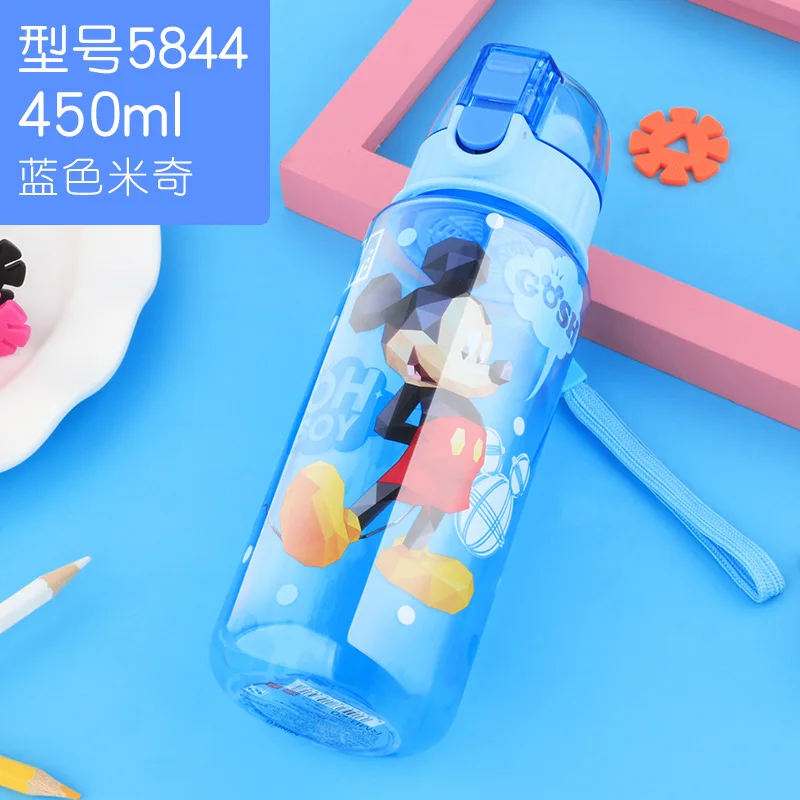 Дисней детская чашка для воды мода мультфильм с чашкой подарки студентам пить прямо Тритан BPA бесплатно летние чашки милые - Цвет: Mickey