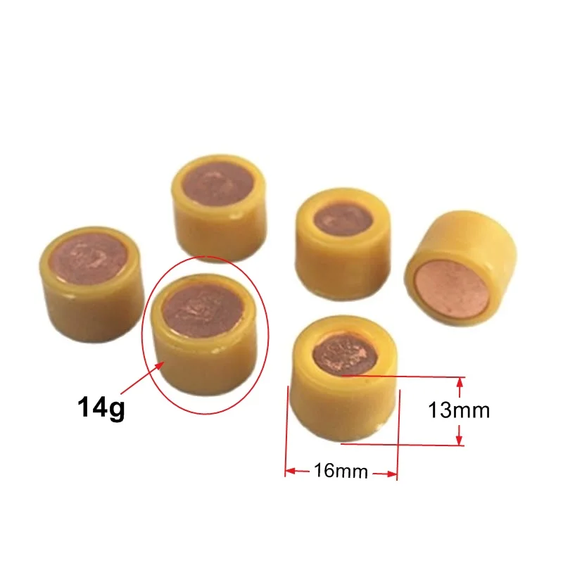 16x13 мм 10g 14g вариатор ролик GY6 50 50CC 80CC 147QMD скутер 139QMB Dio R1 100 100CC JR100 Jonway Jmstar Запчасти