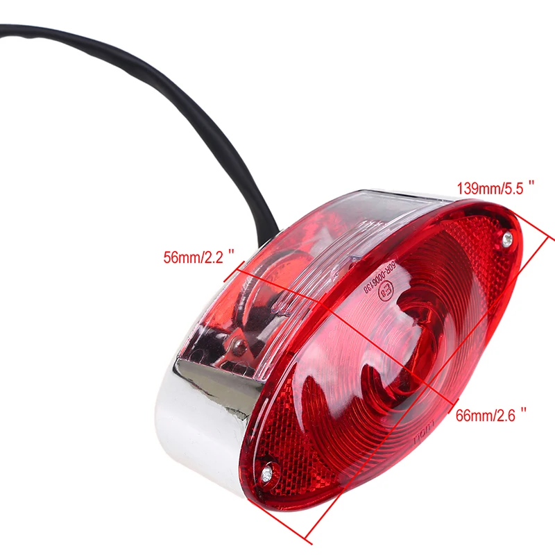 Posbay красный мотоцикл стоп задние фонари мигалки мотокросса для Kawasaki Z800 Honda dio CB 250