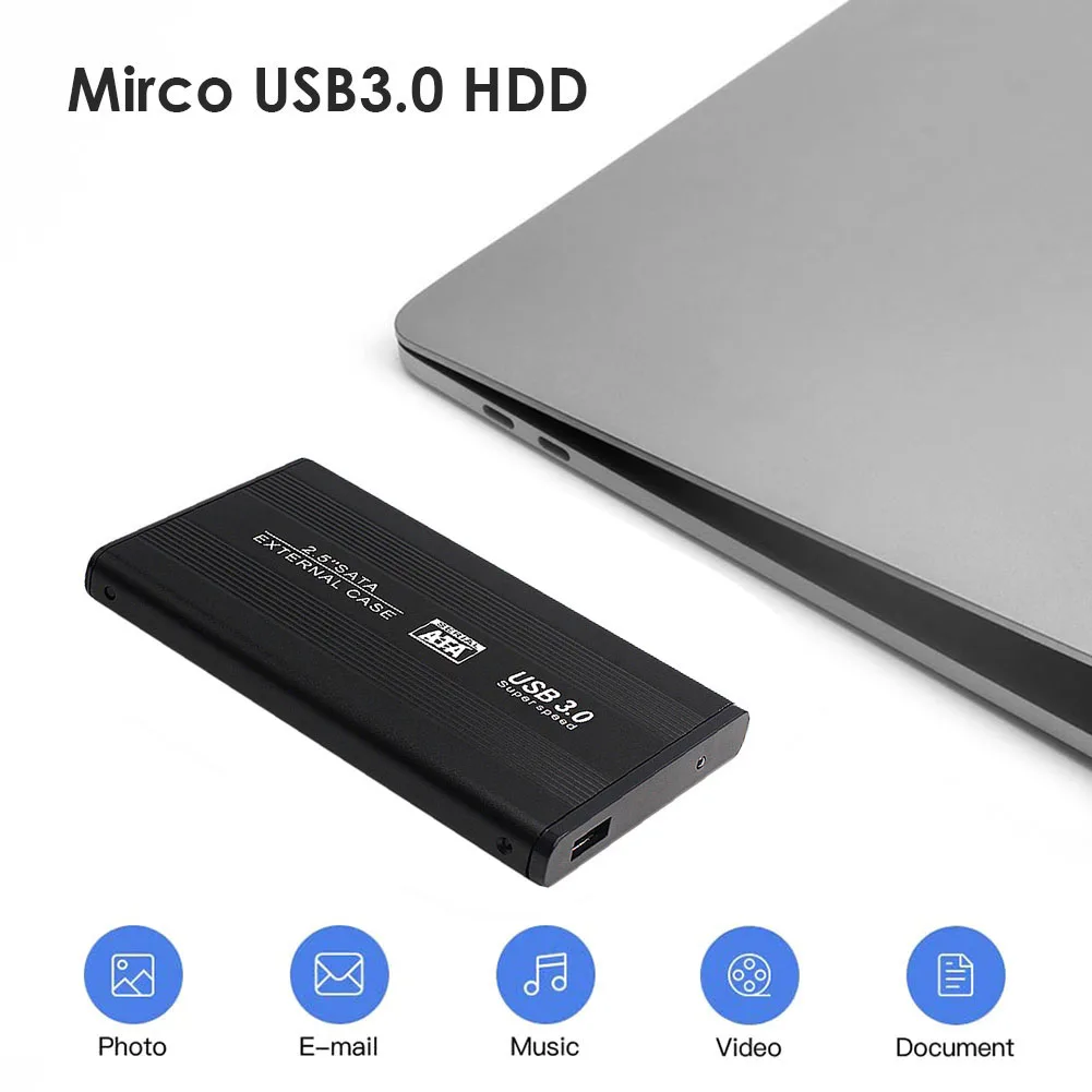 

2.5 SATA USB 3.0 External Hard Drive Solid State Drive SSD Enclosure Support UASP External Hard Disk for Laptop Desktop