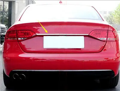 

Stainless Rear Trunk Lid Decorative Cover Trim 1pcs For Audi A4 B8 2008-2012