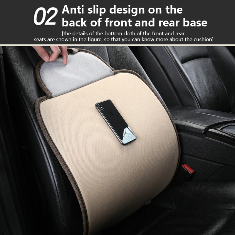 Чехол для автомобильного сиденья передняя и задняя накидки из льняной ткани