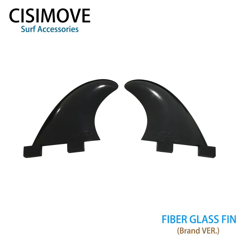 CISIMOVE 2-PC черный пластиковый Стекловолоконный двойной плавник FCS GL GXQ G5 | Спорт и