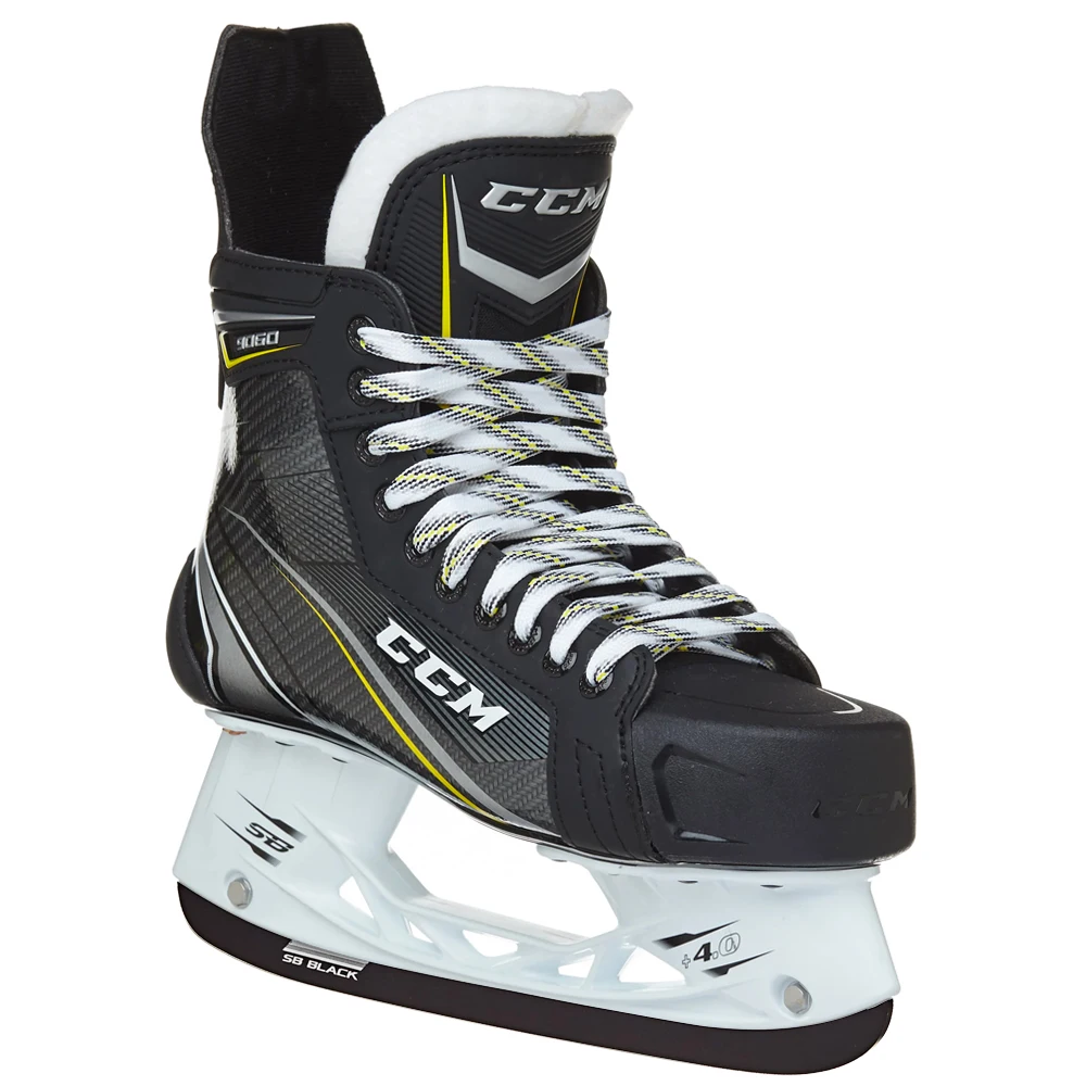 CCM Tacks 9060 коньки для хоккея с шайбой профессиональные дышащие плотные теплые