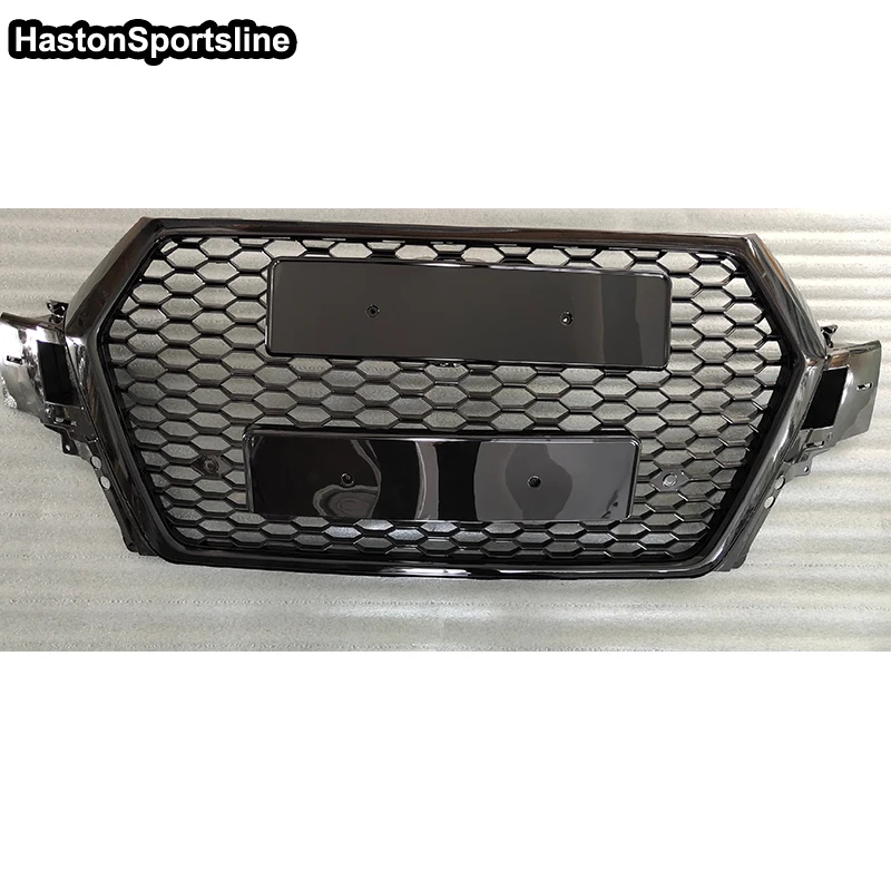 2016 ~ 2018 для Audi Q7 SQ7 автомобильный гриль передний бампер сетка решетка автостайлинг