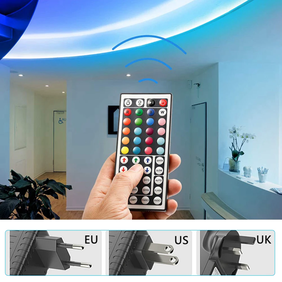 светодиодная лента 20м RGB Светодиодная 12 В неоновая лампа 5 м 10 20 18 светодиодов/метр